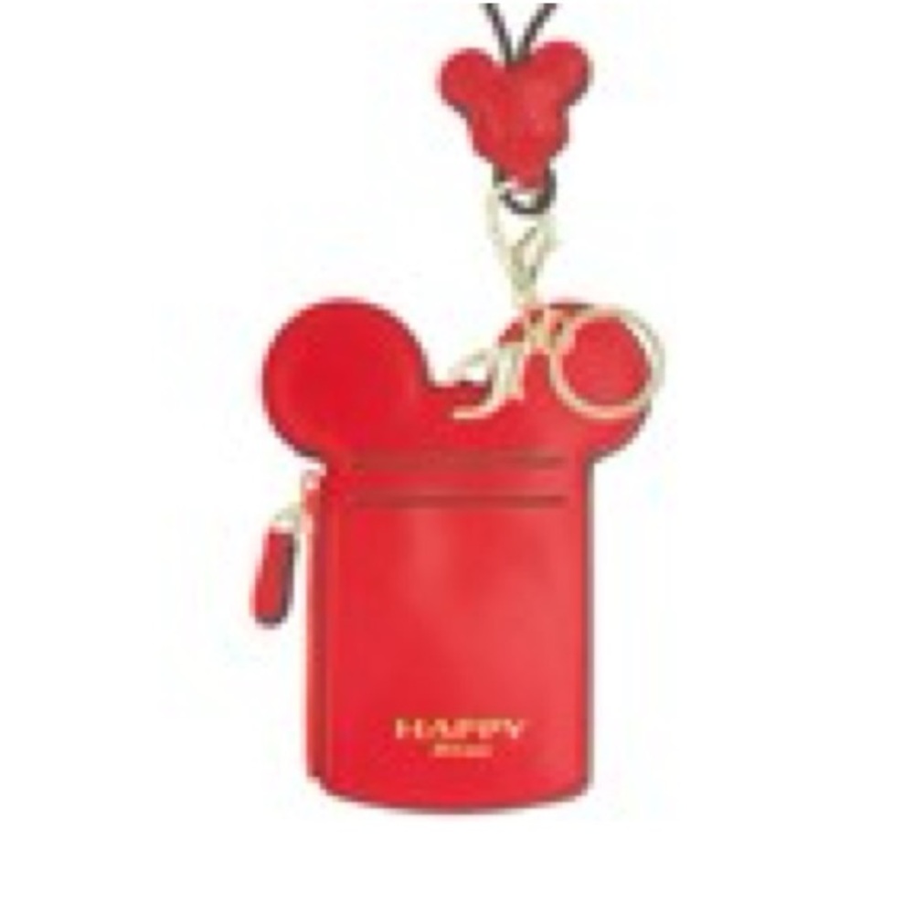 NWOT Red Mouse-Shaped Coin Purse by